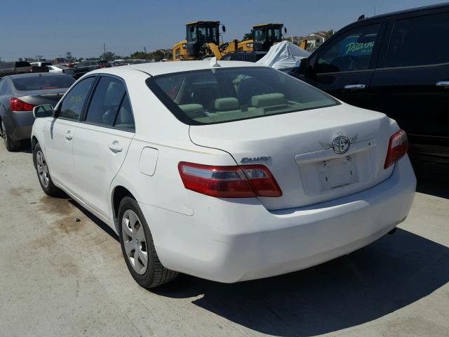 4T1BE46K48U751869 - 2008 TOYOTA CAMRY CE WHITE photo 3