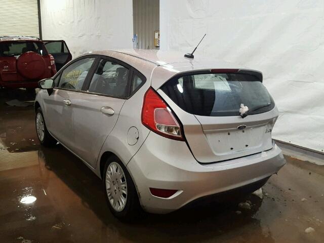 3FADP4TJ3EM225550 - 2014 FORD FIESTA S SILVER photo 3