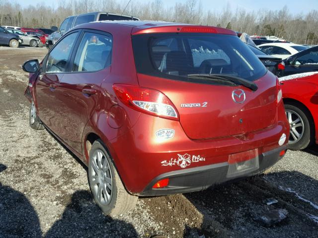 JM1DE1KYXE0185211 - 2014 MAZDA MAZDA2 SPO 红色 照片 3