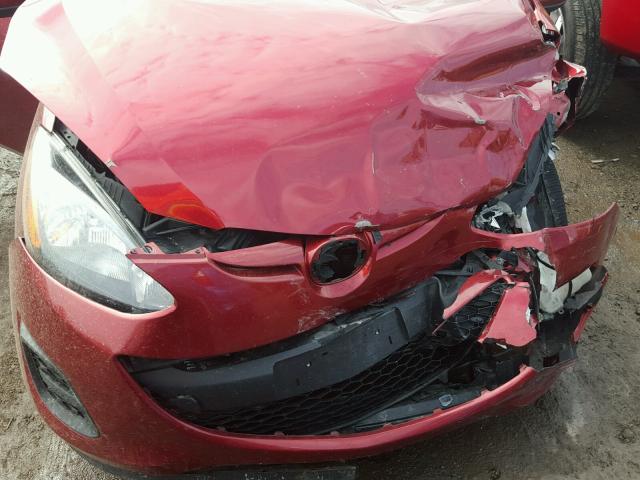 JM1DE1KYXE0185211 - 2014 MAZDA MAZDA2 SPO 红色 照片 9