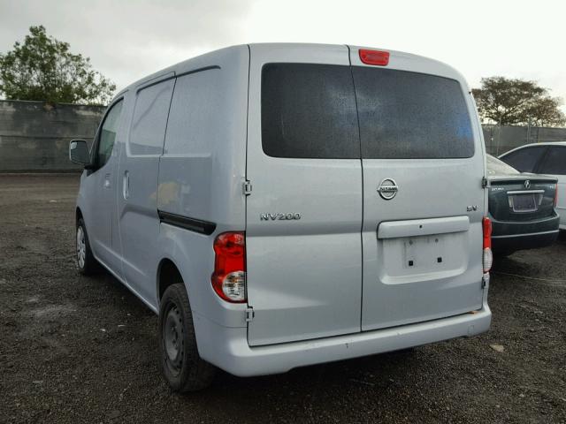 3N6CM0KN9DK691504 - 2013 NISSAN NV200 2.5S SILVER photo 3