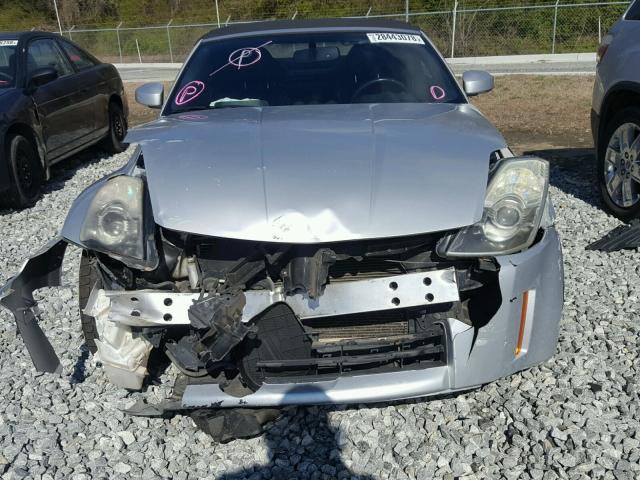 JN1AZ36A56M458505 - 2006 NISSAN 350Z ROADS SILVER photo 9