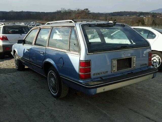 1G1AW81W2J6181520 - 1988 CHEVROLET CELEBRITY BLUE photo 3