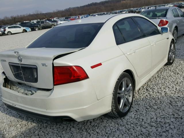 19UUA66206A021686 - 2006 ACURA 3.2TL WHITE photo 4