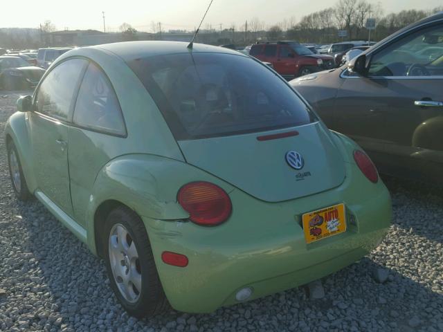 3VWCB21C52M417140 - 2002 VOLKSWAGEN NEW BEETLE GREEN photo 3