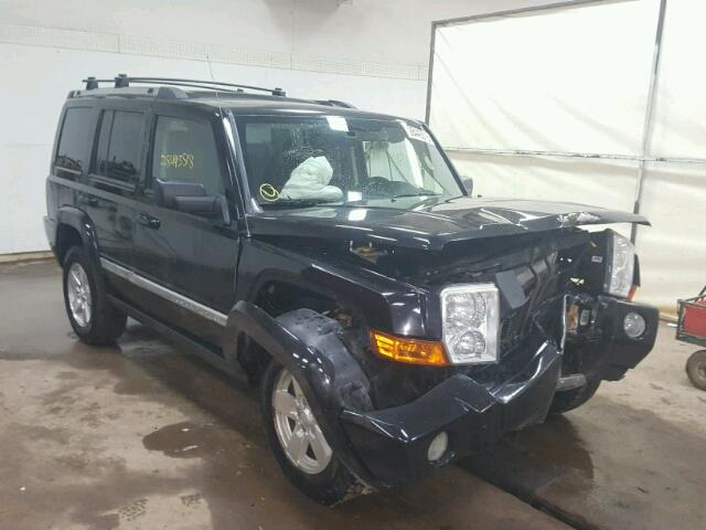 1J8HG58238C181115 - 2008 JEEP COMMANDER BLACK photo 1