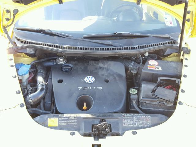 3VWCF21C5YM409343 - 2000 VOLKSWAGEN NEW BEETLE 黄色 照片 7