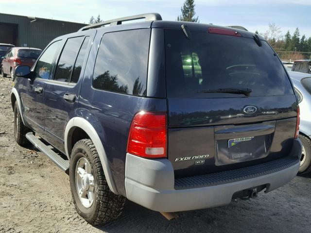 1FMZU72EX2ZB94575 - 2002 FORD EXPLORER X BLUE photo 3