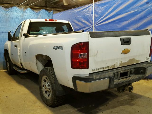 1GC0KVCG2CF201044 - 2012 CHEVROLET SILVERADO WHITE photo 3