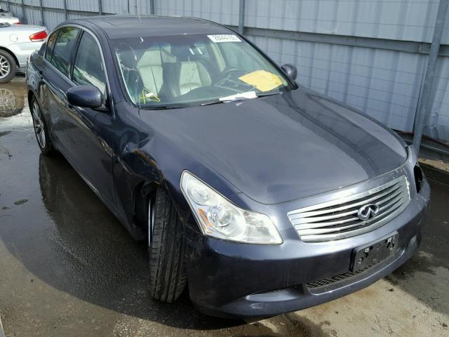 JNKBV61E78M209990 - 2008 INFINITI G35 BLUE photo 1