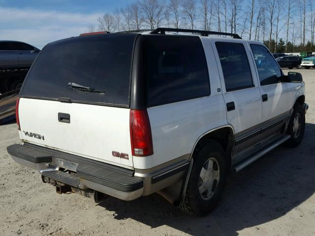 1GKEK13R9XJ711124 - 1999 GMC DENALI WHITE photo 4