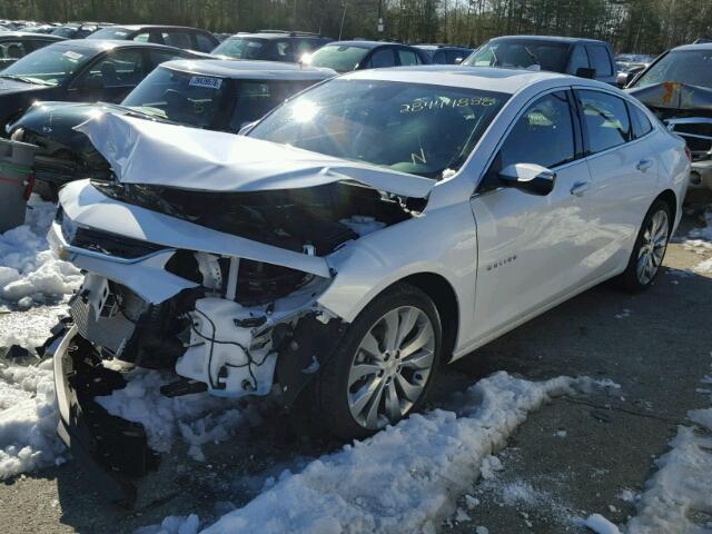 1G1ZH5SX3HF172905 - 2017 CHEVROLET MALIBU PRE 白色 照片 2