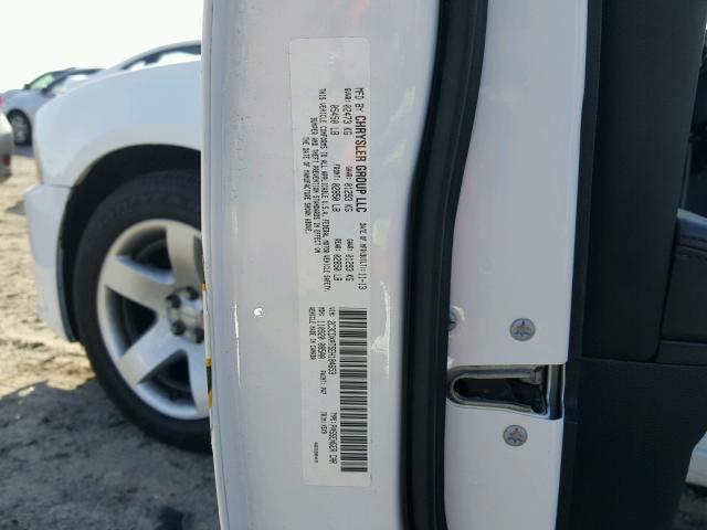 2C3CDXAT5EH184653 - 2014 DODGE CHARGER PO WHITE photo 10
