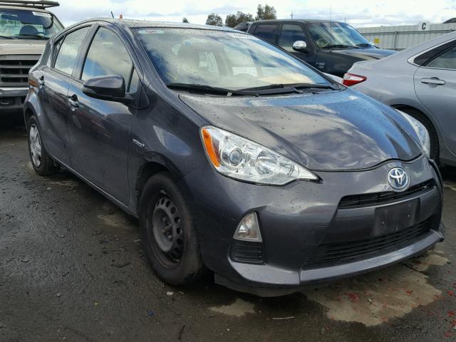 JTDKDTB37E1568401 - 2014 TOYOTA PRIUS C GRAY photo 1