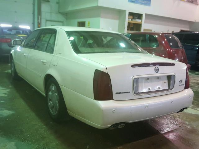 1G6KF57961U222323 - 2001 CADILLAC DEVILLE DT WHITE photo 3