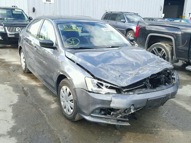 3VW2K7AJ4FM336272 - 2015 VOLKSWAGEN JETTA BASE 灰色 照片 1