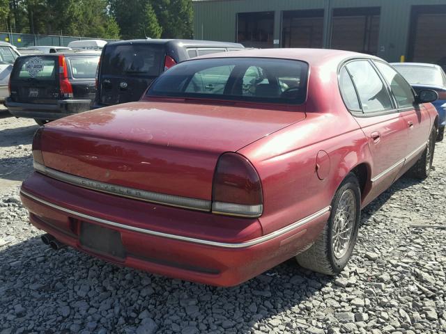 2C3HC56F3VH555535 - 1997 CHRYSLER LHS MAROON photo 4