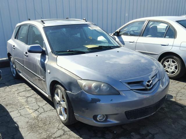 JM1BK343451349723 - 2005 MAZDA 3 HATCHBAC GRAY photo 1