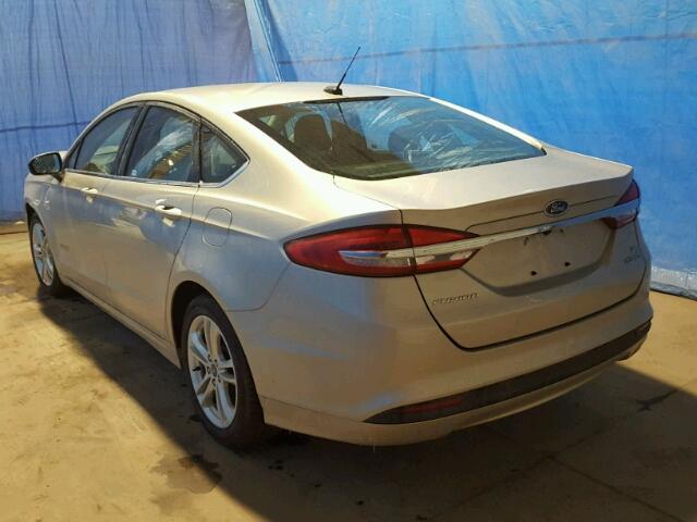 3FA6P0LU0JR128329 - 2018 FORD FUSION SE BEIGE photo 3