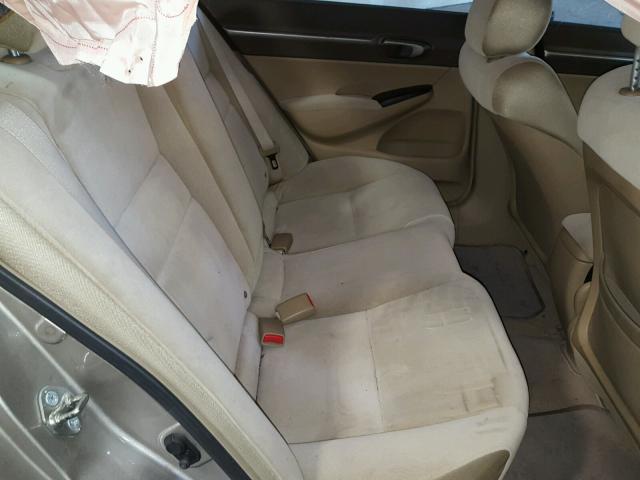 1HGFA16836L069963 - 2006 HONDA CIVIC EX Qəhvəyi foto 6