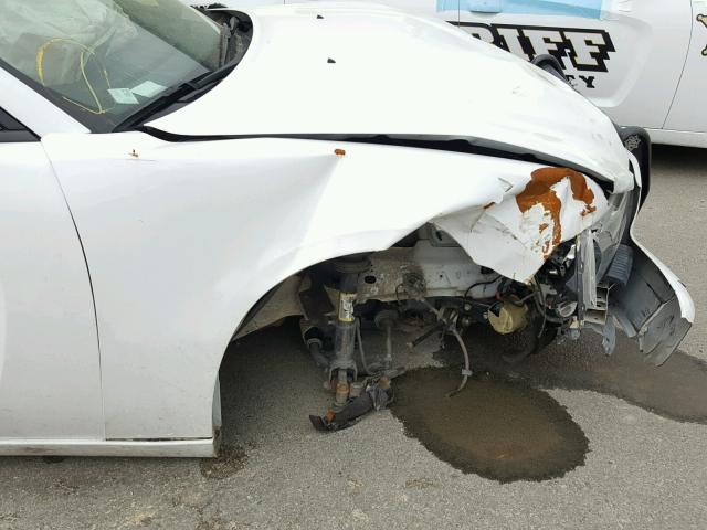 2C3CDXAT8EH184646 - 2014 DODGE CHARGER PO WHITE photo 9
