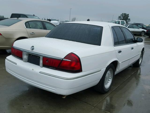 2MEFM75W5XX734101 - 1999 MERCURY GRAND MARQ WHITE photo 4