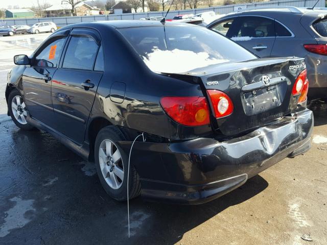 1NXBR32EX3Z180444 - 2003 TOYOTA COROLLA CE BLACK photo 3