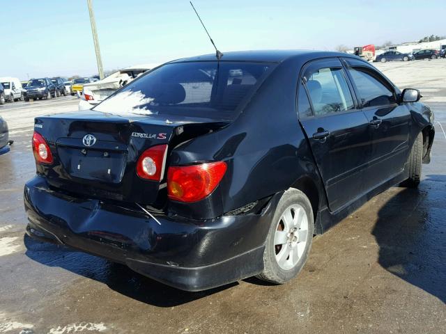 1NXBR32EX3Z180444 - 2003 TOYOTA COROLLA CE BLACK photo 4