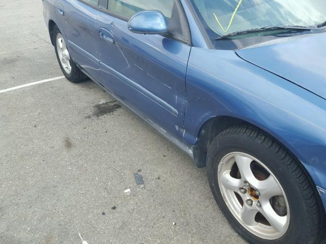 1FAFP53U92G206189 - 2002 FORD TAURUS SE BLUE photo 9