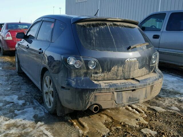 JM1BK343871684552 - 2007 MAZDA 3 HATCHBAC GRAY photo 3