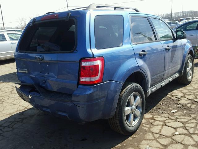 1FMCU0D79AKB91475 - 2010 FORD ESCAPE XLT BLUE photo 4