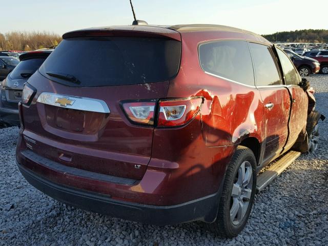 1GNKRGKD2HJ160188 - 2017 CHEVROLET TRAVERSE L RED photo 4