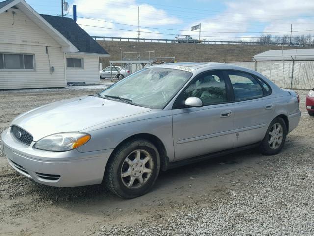 1FAFP56U96A252013 - 2006 FORD TAURUS SEL SILVER photo 2