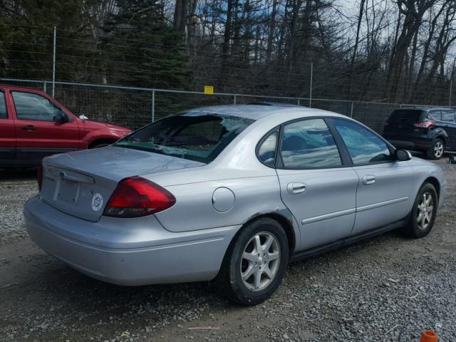 1FAFP56U96A252013 - 2006 FORD TAURUS SEL SILVER photo 4