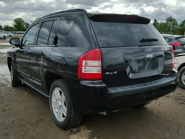 1J4NF4FB4AD630953 - 2010 JEEP COMPASS SP BLACK photo 3