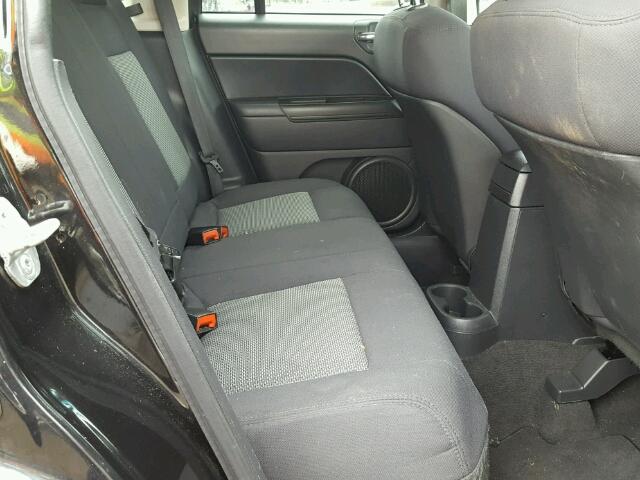 1J4NF4FB4AD630953 - 2010 JEEP COMPASS SP BLACK photo 6