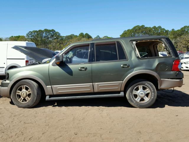 1FMRU17W93LA39227 - 2003 FORD EXPEDITION GREEN photo 9