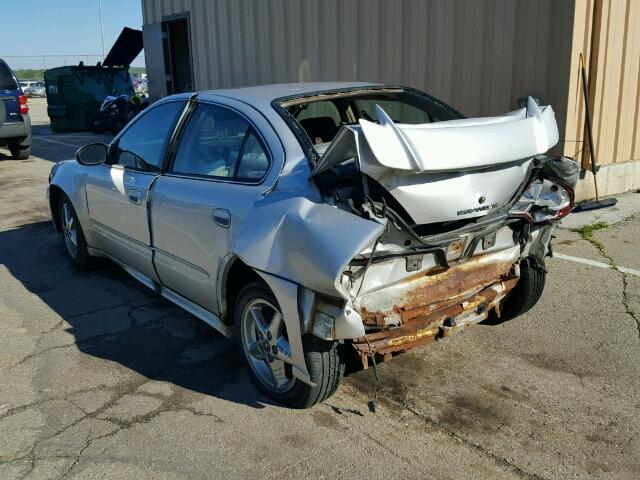 1G2NF52E54M502158 - 2004 PONTIAC GRAND AM S Gümüş foto 3