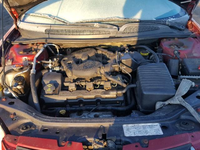 1B3EL46R15N686684 - 2005 DODGE STRATUS SX RED photo 7