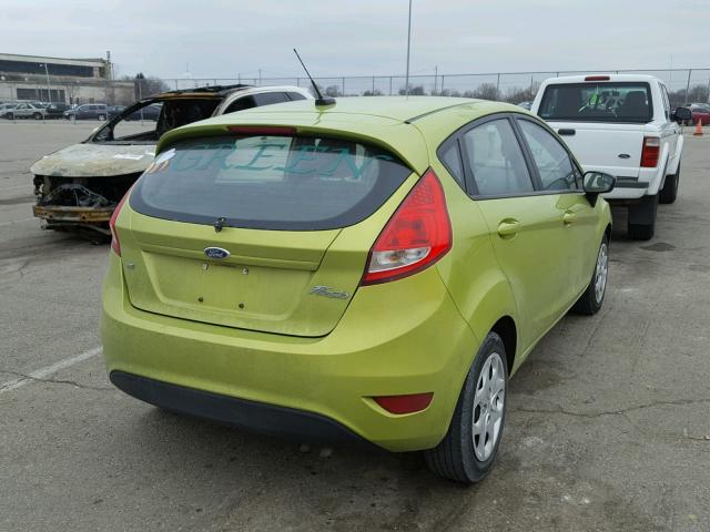 3FADP4EJ6BM233103 - 2011 FORD FIESTA SE GREEN photo 4