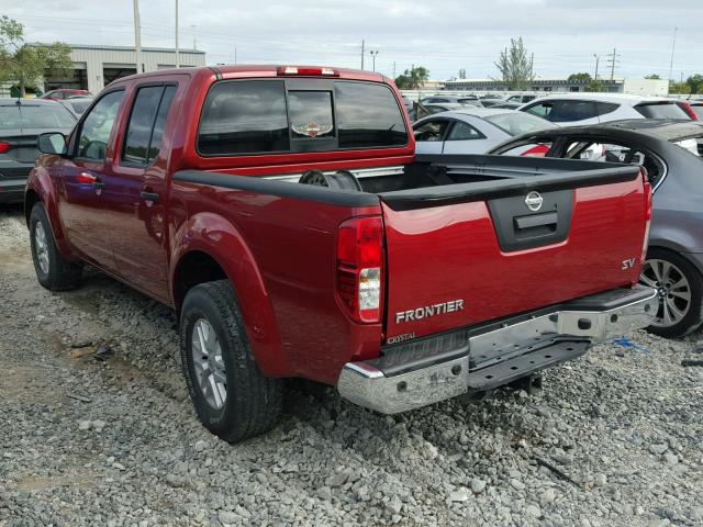 1N6AD0ER2GN702380 - 2016 NISSAN FRONTIER S RED photo 3