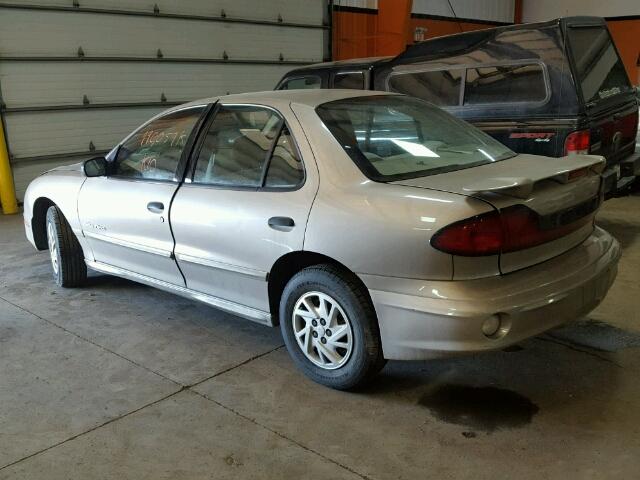 1G2JB52F047326637 - 2004 PONTIAC SUNFIRE SL GOLD photo 3