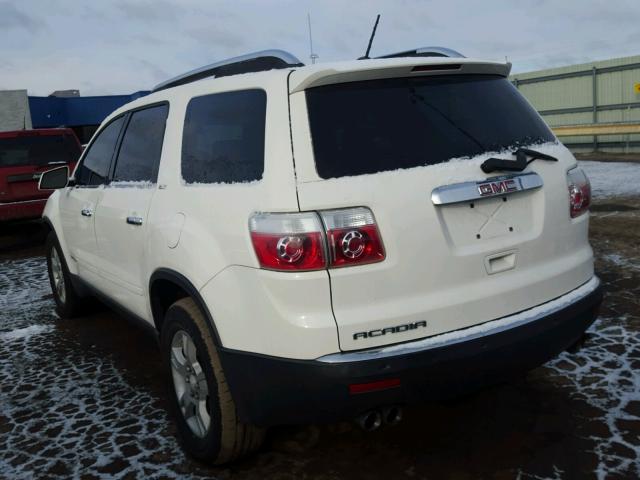 1GKER33747J116350 - 2007 GMC ACADIA SLT WHITE photo 3