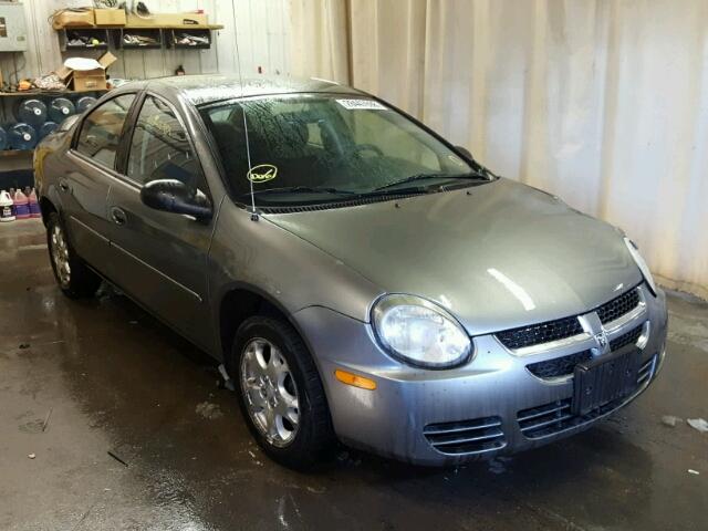 1B3ES56C25D288328 - 2005 DODGE NEON SXT GRAY photo 1