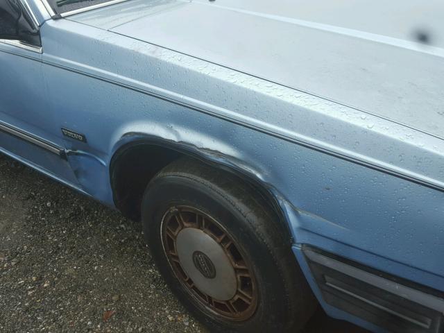 YV1FX8842G1063966 - 1986 VOLVO 740 GLE BLUE photo 9