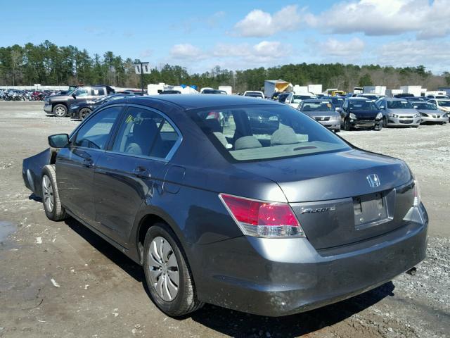 1HGCP2F39AA025420 - 2010 HONDA ACCORD LX GRAY photo 3