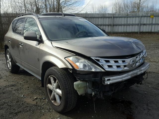 JN8AZ08W43W226499 - 2003 NISSAN MURANO SL SILVER photo 1