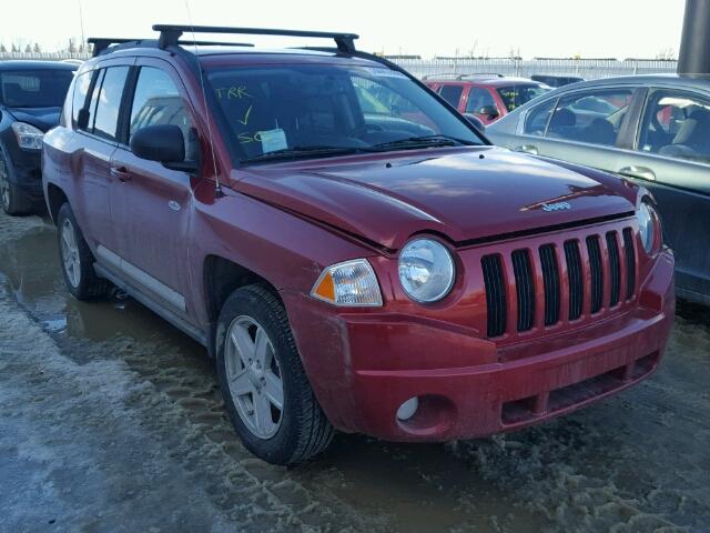 1J4NF4FB7AD655281 - 2010 JEEP COMPASS SP RED photo 1