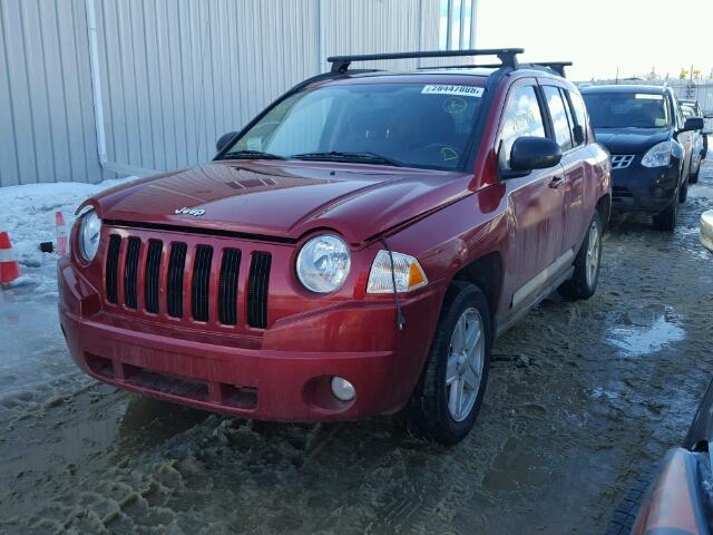 1J4NF4FB7AD655281 - 2010 JEEP COMPASS SP RED photo 2