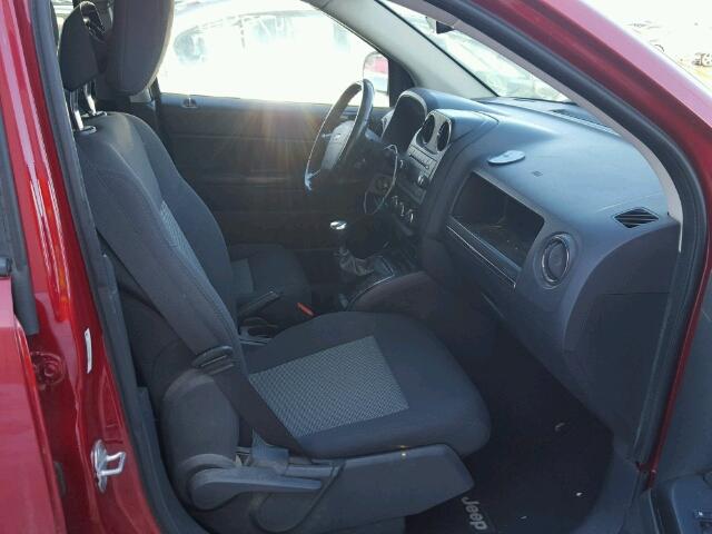 1J4NF4FB7AD655281 - 2010 JEEP COMPASS SP RED photo 5